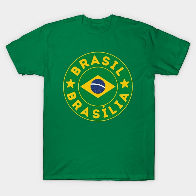 Brasilia T-Shirt by footballomatic